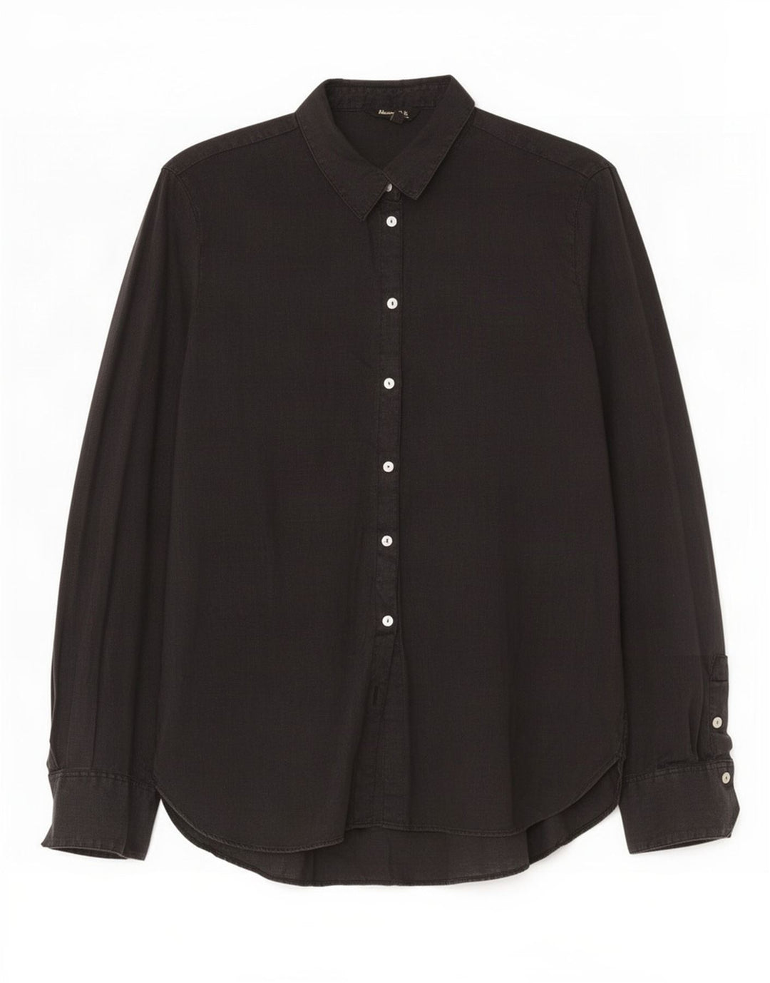 Massimo Dutti Dameskjorte EU 40 Medium Sort Linned