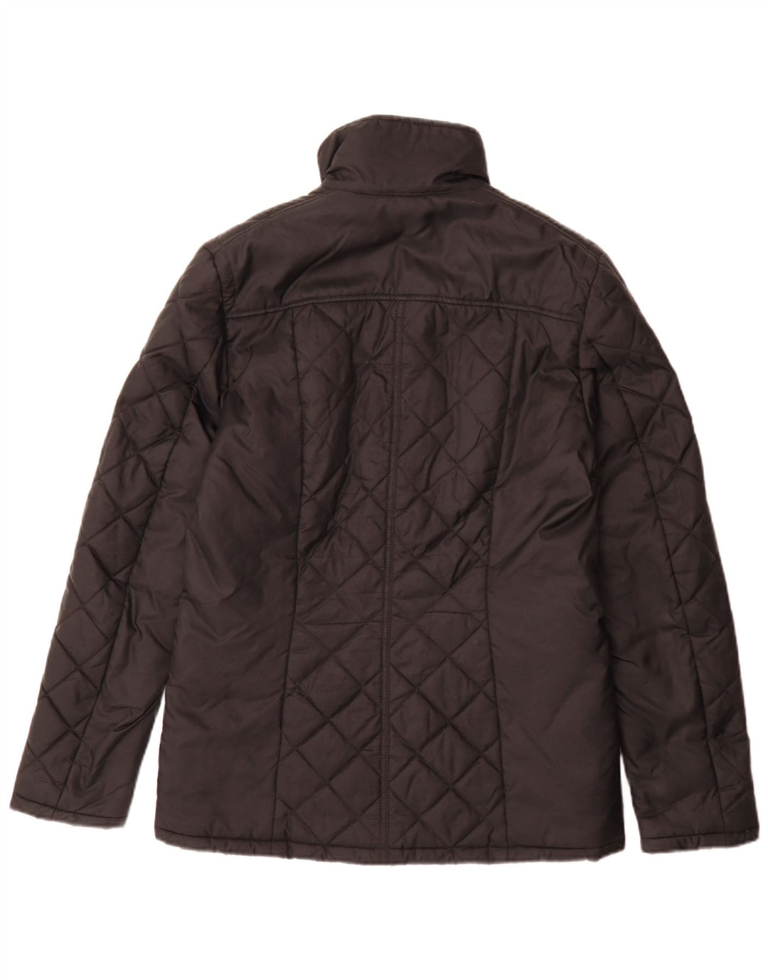 Reiss Herre Quiltet Jakke UK 38 Medium Sort Nylon