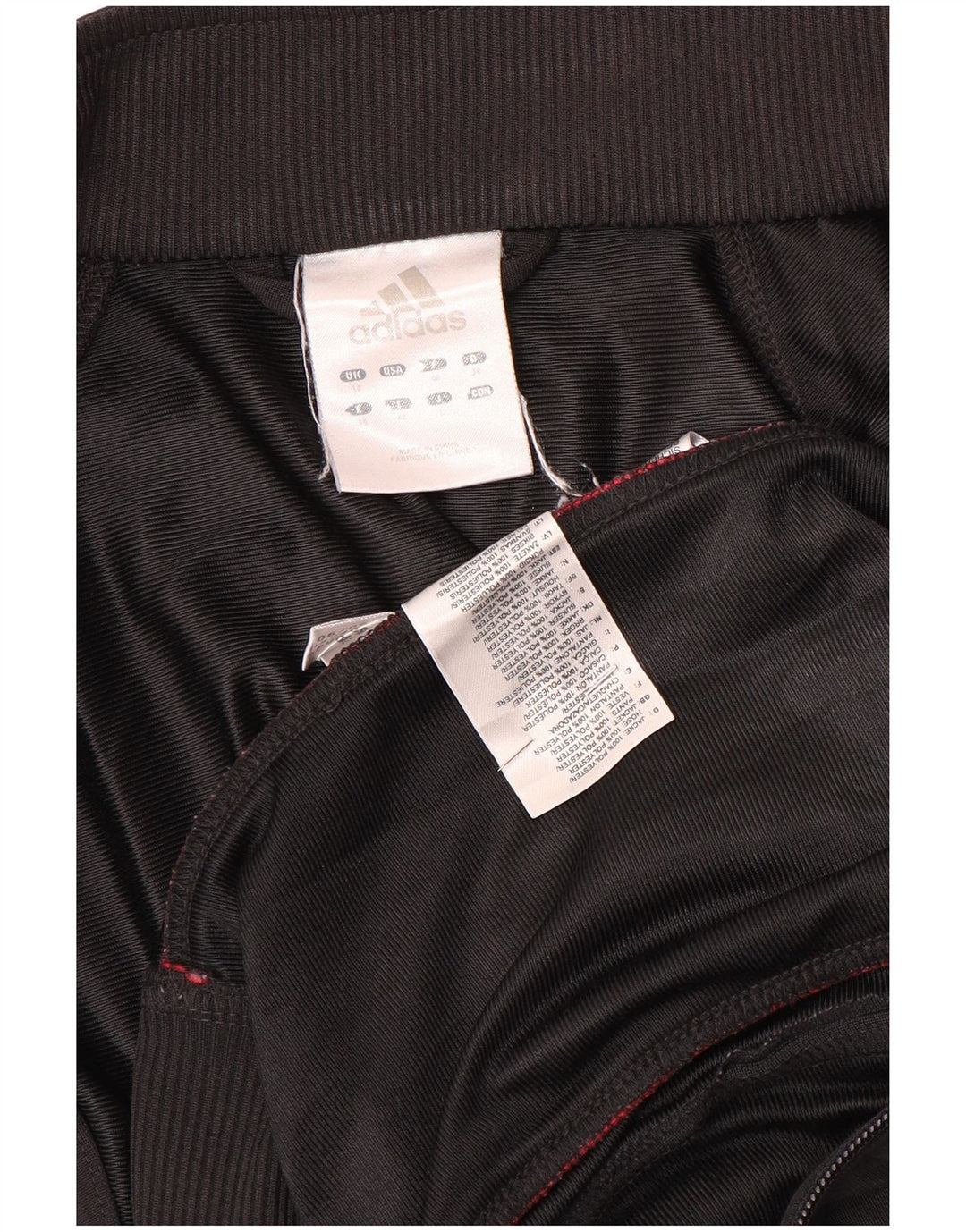Adidas træningsdragt topjakke til kvinder UK 12 Medium Sort Polyester