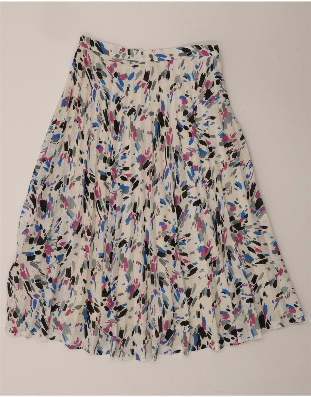 VINTAGE Womens Abstract Pattern A-Line Skirt W28 Medium Multicoloured Vintage Vintage and Second-Hand Vintage from Messina Hembry 