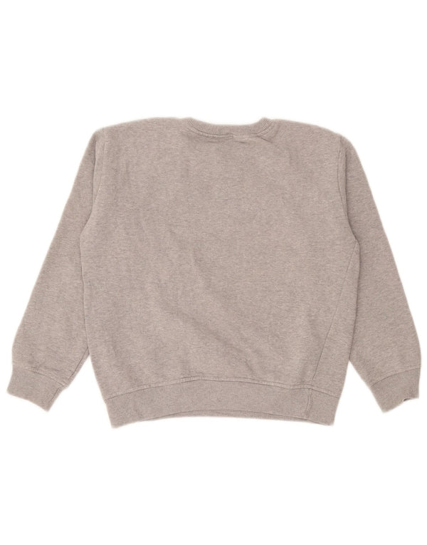 Benetton Boys Grafisk Sweatshirt Jumper 10-11 år XL Grå Bomuld