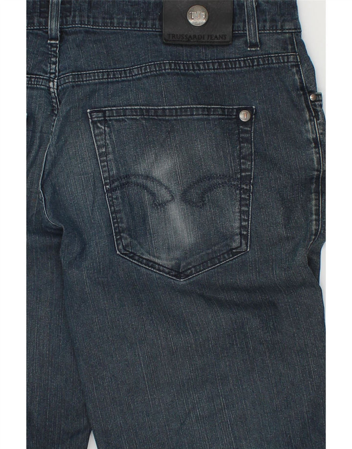 TRUSSARDI Mens Tapered Jeans  W38 L30 Blue Vintage Trussardi and Second-Hand Trussardi from Messina Hembry 