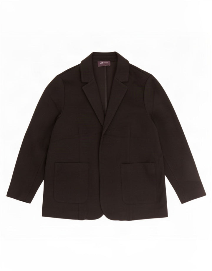 Marks & Spencer Dame Blazer Jacket UK 20 2XL Sort Polyester