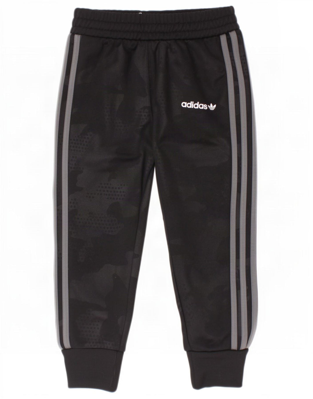 Adidas Drenge Træningsdragt Bukser Joggers 2-3 År Sort Camouflage Polyester