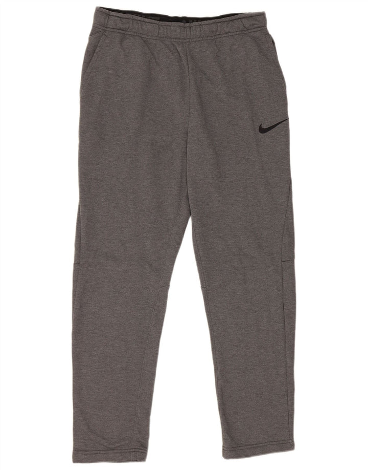 Nike Dame Dri Fit træningsdragt Bukser UK 14 Medium Grey Polyester