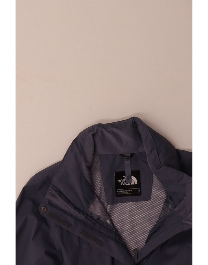 THE NORTH FACE Womens Rain Jacket UK 10 Small Grey Polyester