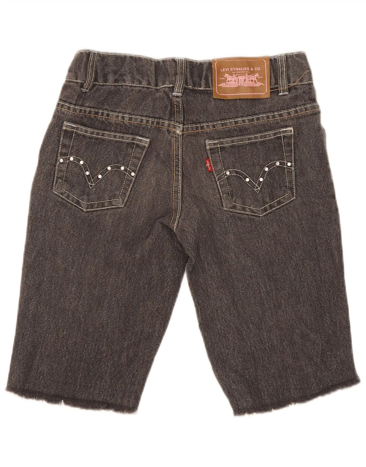 Levi's piger denimshorts 9-10 år W24 Grå bomuld