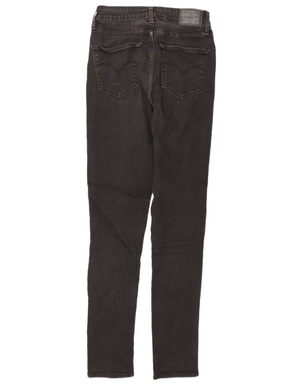 LEVI'S Dame 721 Skinny Jeans med høj talje W27 L30 Grå
