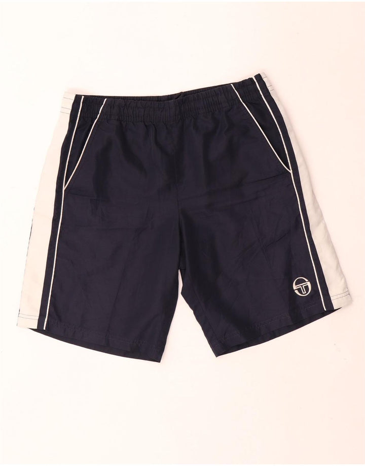 Sergio Tacchini Herre Sportshorts Medium Navy Blue Colourblock Polyester
