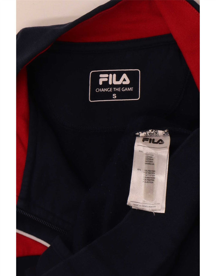 Fila Træningsdragt til mænd, topjakke, lille marineblå colourblock bomuld