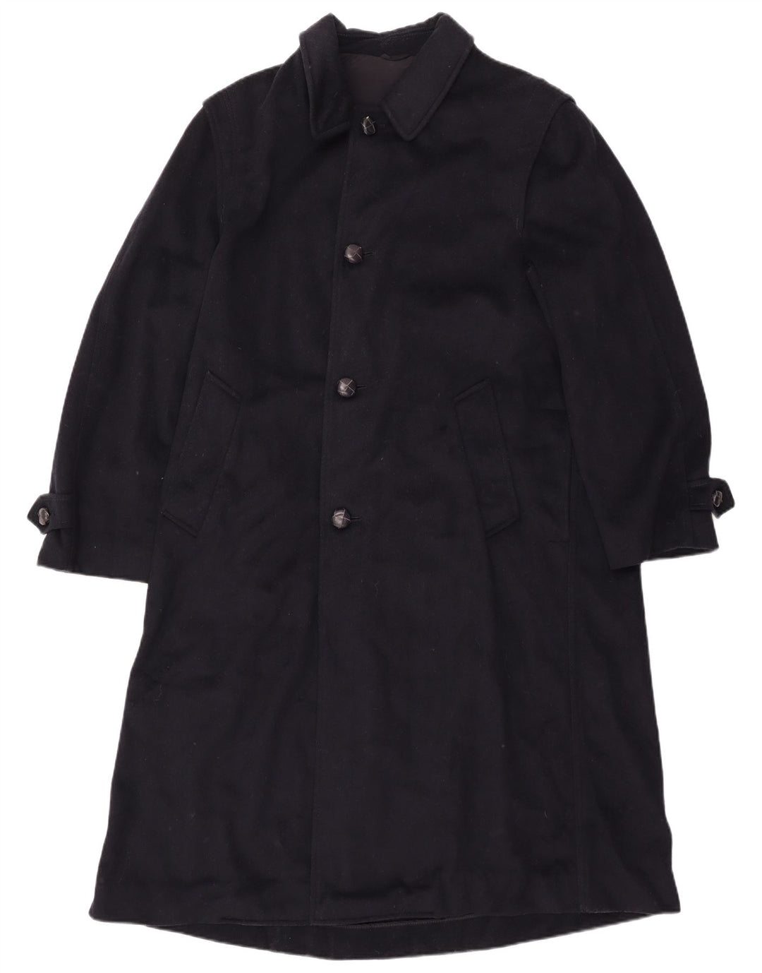 Boggi Herre Overfrakke UK 46 3XL Marineblå Uld