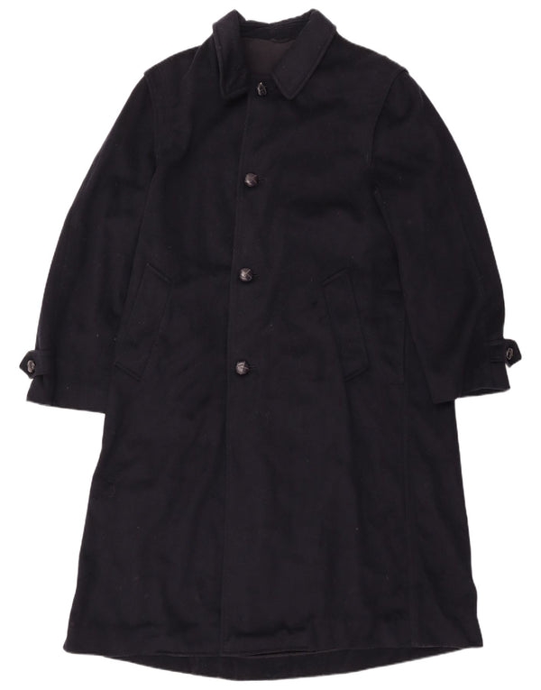 Boggi Herre Overfrakke UK 46 3XL Marineblå Uld