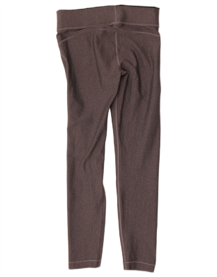 Under Armour Womens Heat Gear Leggings UK 10 Small Grå Polyester