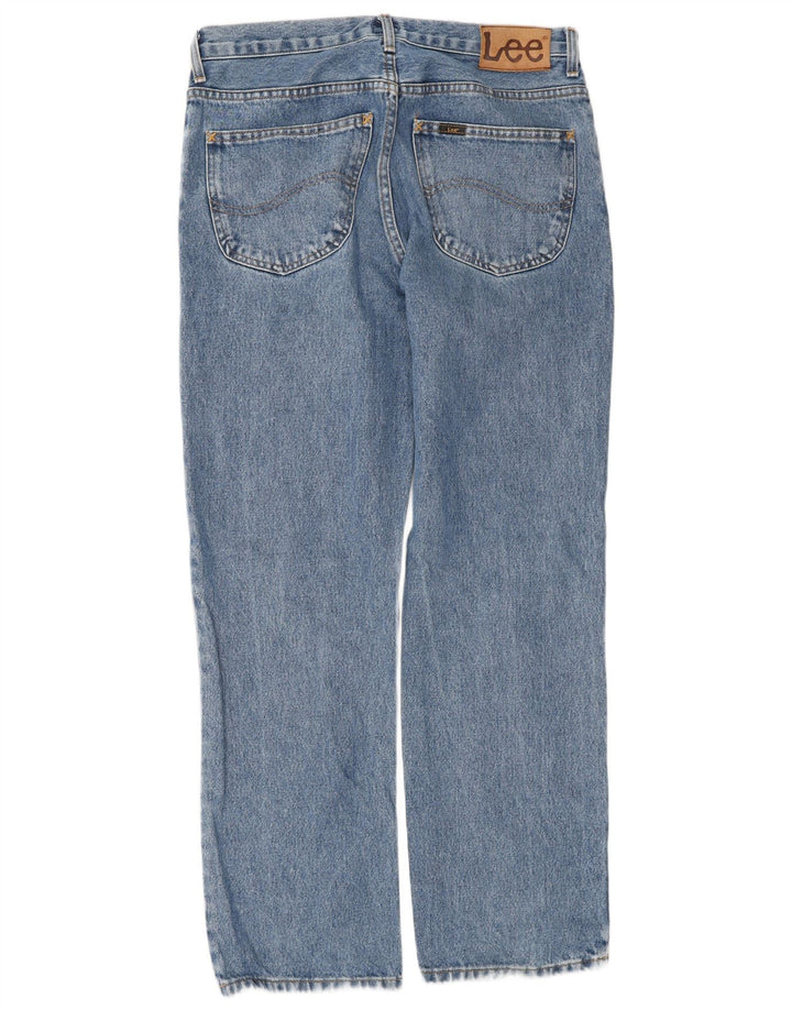 LEE Mens Brooklyn Comfort Straight Jeans W32 L30 Blå Bomuld