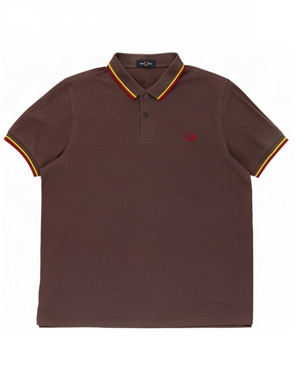 Fred Perry Mens Polo Shirt XL Grey Cotton