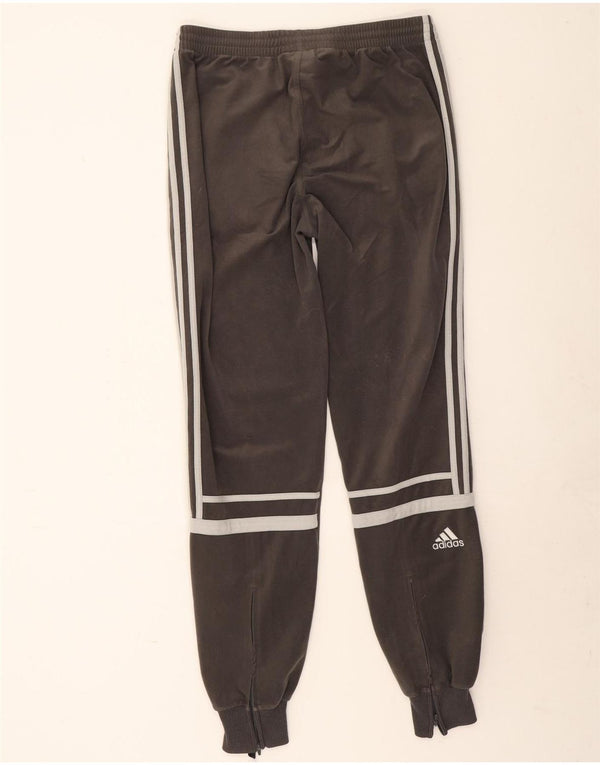 Adidas Herre Velour Træningsdragt Bukser Joggers Large Grå Polyester