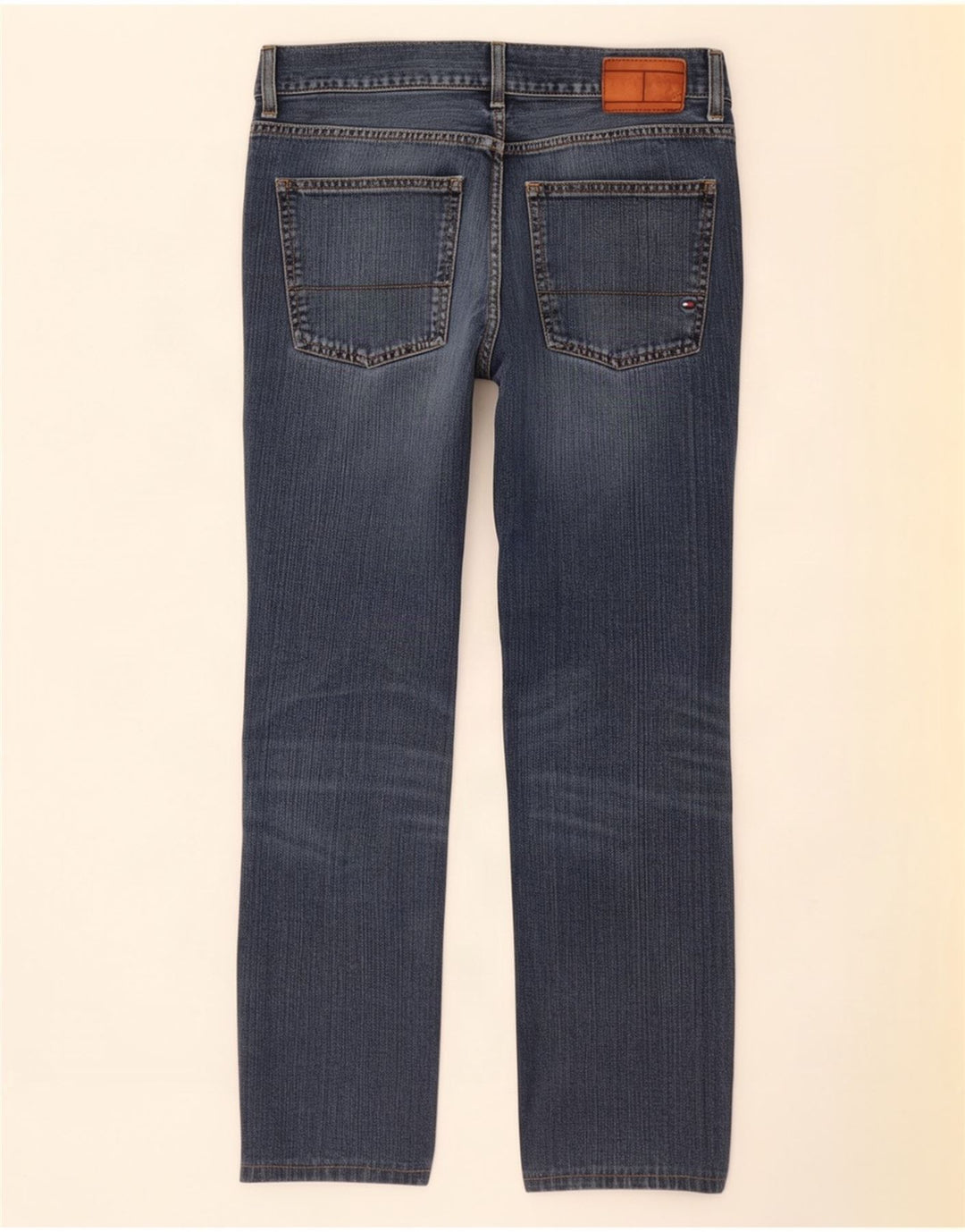 Tommy Hilfiger Herre Cropped Jeans W32 L26 Blå