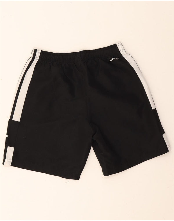 Adidas Boys Aeroready Graphic Sports Shorts 15-16 år Sort polyester