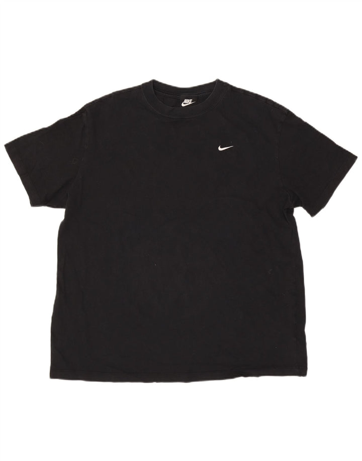 Nike T-shirt top til mænd, stor sort bomuld