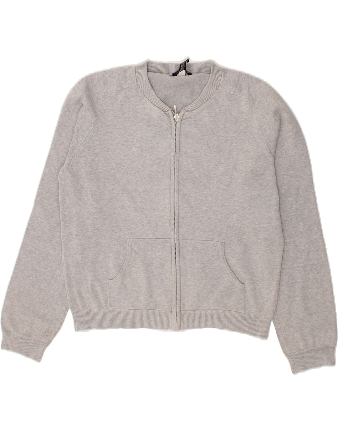 GAP Womens Tracksuit Top Jacket UK 18 XL Grey Cotton Vintage Gap and Second-Hand Gap from Messina Hembry 