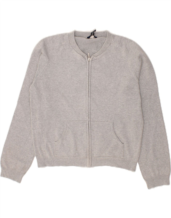 GAP Womens Tracksuit Top Jacket UK 18 XL Grey Cotton Vintage Gap and Second-Hand Gap from Messina Hembry 