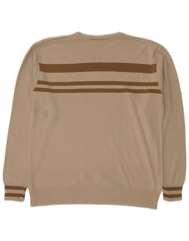 Angelo Litrico Herre Crew Neck Jumper Sweater 2XL Beige Argyle/Diamond