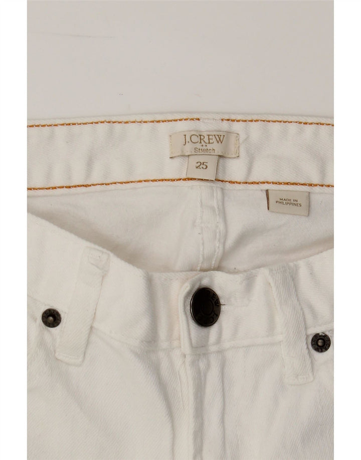 J. CREW Womens Skinny Jeans W25 L27 White Cotton Vintage J. Crew and Second-Hand J. Crew from Messina Hembry 