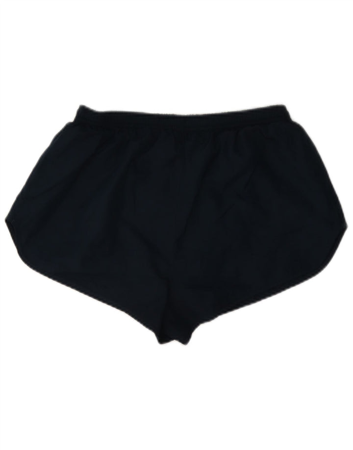Nike sportsshorts til kvinder UK 12 Medium Navy Blue Polyester