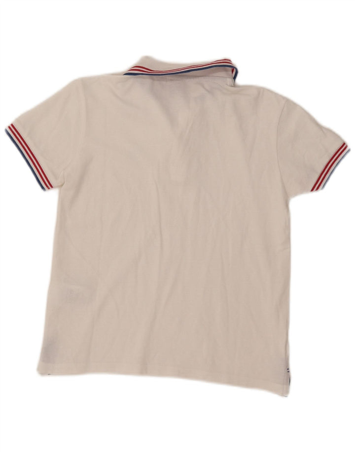 North Sails Boys Polo Shirt 9-10 År Hvidstribet Bomuld