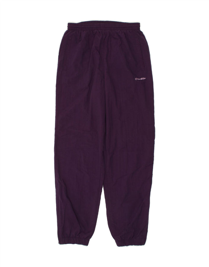 LOTTO Womens Tracksuit Trousers UK 14 Large Purple Polyester Vintage Lotto and Second-Hand Lotto from Messina Hembry 