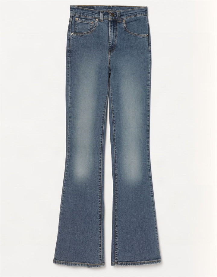 Levi's Dame 525 Flared Jeans W28 L34 Blå Bomuld
