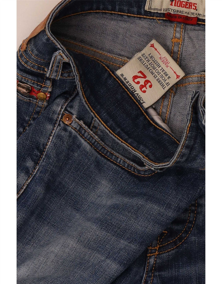 Roy Rogers Slim Jeans til mænd W32 L32 blå bomuld