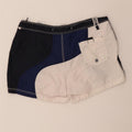 NORTH SAILS Mens Graphic Swimming Shorts Large Navy Blue Colourblock Vintage North Sails and Second-Hand North Sails from Messina Hembry 