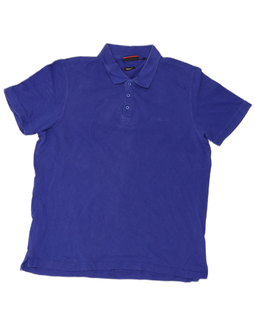 Pierre Cardin Herre Regular Fit Polo Shirt XL Blå Bomuld