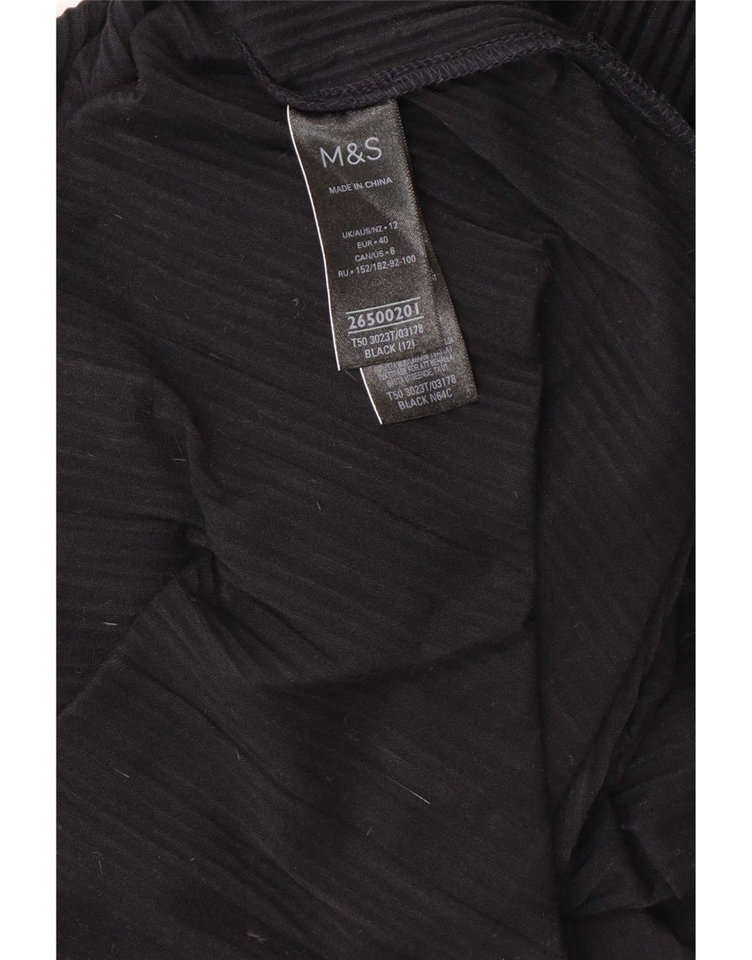 Marks & Spencer Dame ærmeløs Maxikjole UK 12 Medium Navy Blue