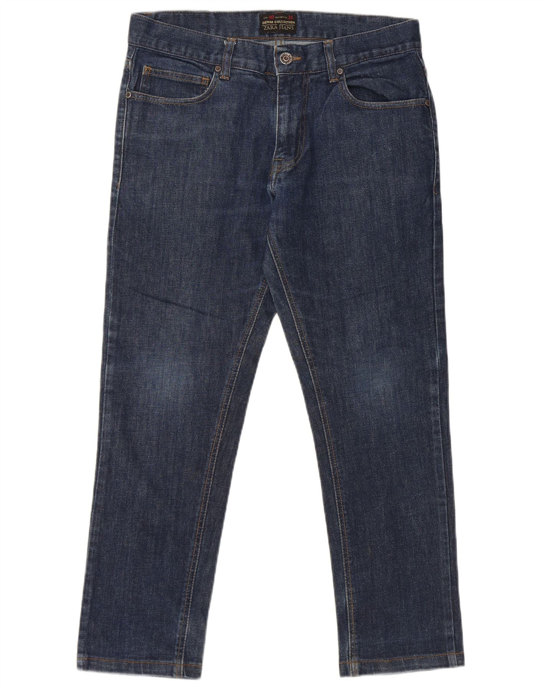 ZARA Herre Slim Jeans EU 40 Medium W31 L26 Blå Bomuld