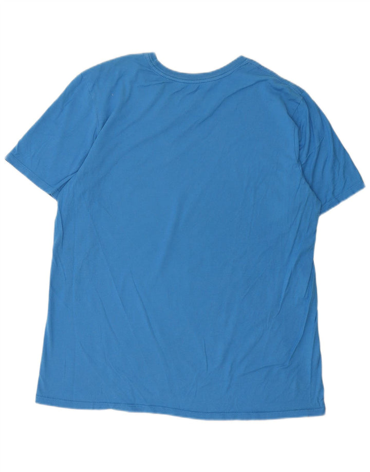 Nike Herre Athletic Cut Grafisk T-Shirt Top Stor Blå