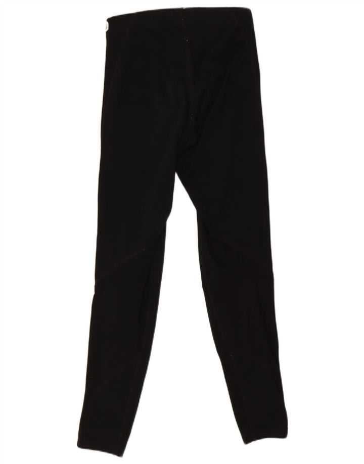 Nike Dame Dri Fit Grafiske Leggings UK 8 Lille Sort