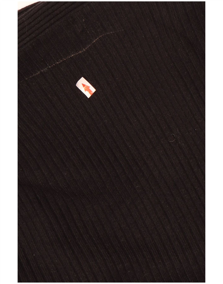 Marks & Spencer Dame Per Una Åben Cardigan Sweater UK 16 Large Black