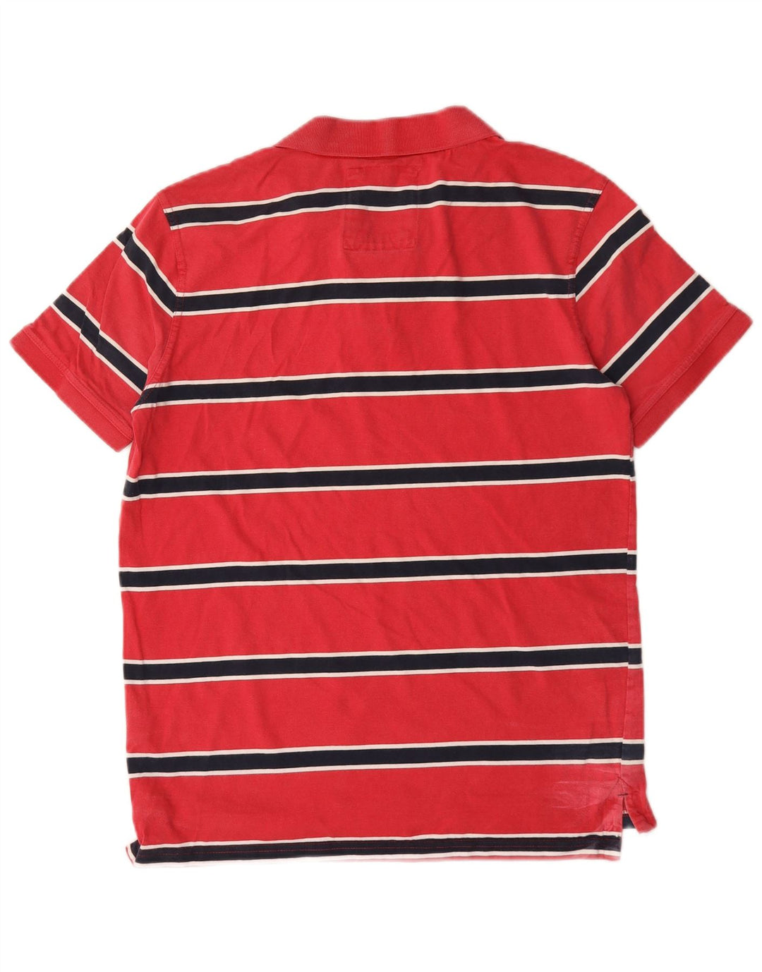 Besætningstøj Herre poloshirt Medium rødstribet bomuld