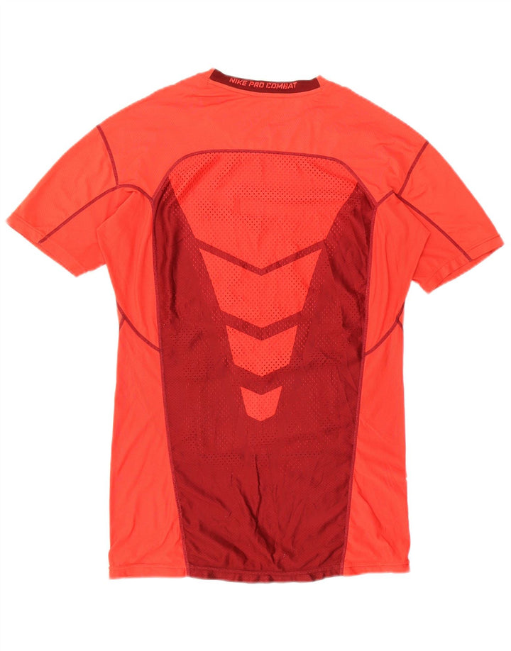 Nike Herre Dri Fit T-shirt Top Stor rød farveblok