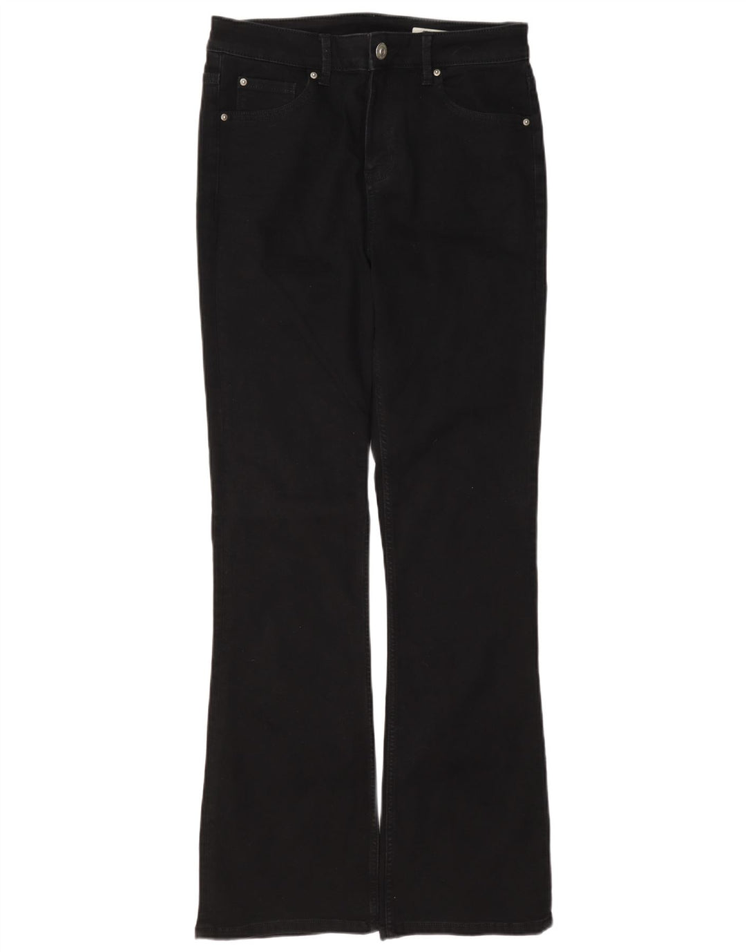 Marks & Spencer Dame The Eva Bootcut Jeans UK 12 Medium W32 L32 Sort