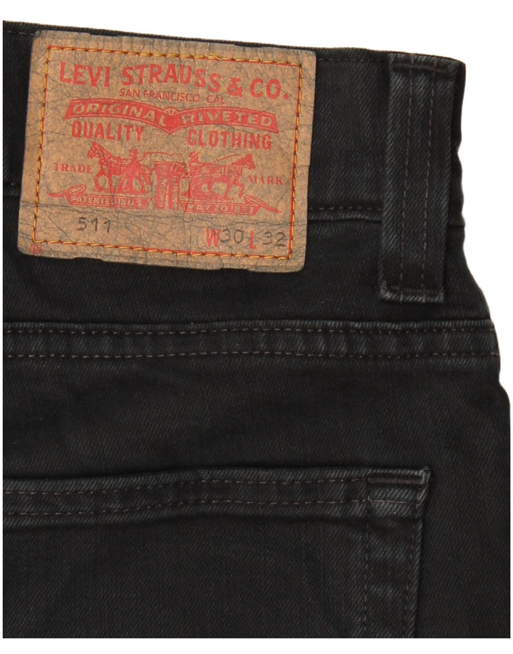 Levi's Womens 511 Slim Jeans W30 L32 Sort