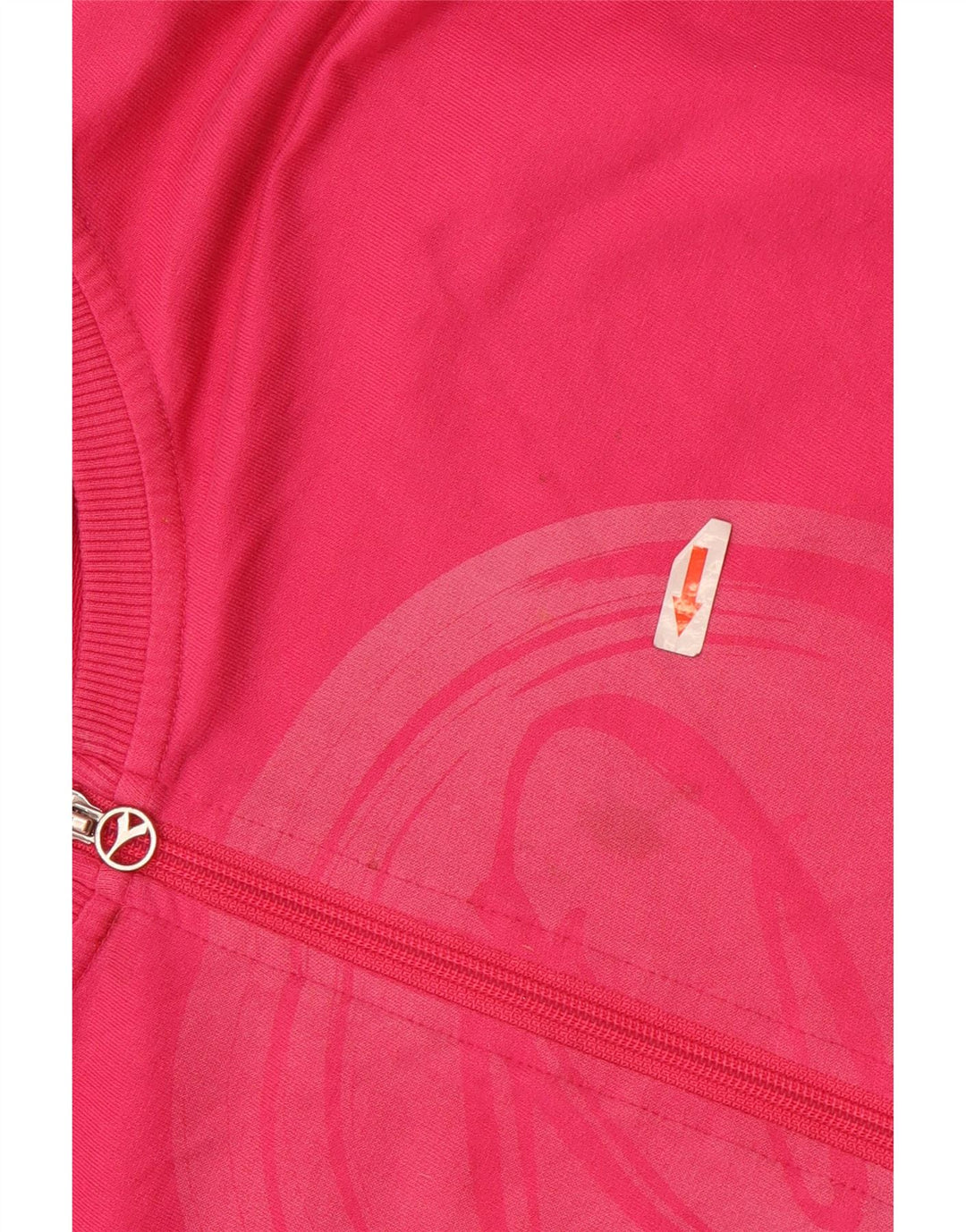 Diadora Dame Grafisk Oversized træningsdragt Top Jakke UK 16 Large Pink