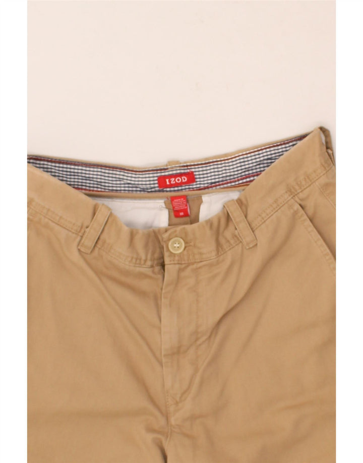 IZOD Mens Chino Shorts W30 Medium Beige Cotton Vintage Izod and Second-Hand Izod from Messina Hembry 