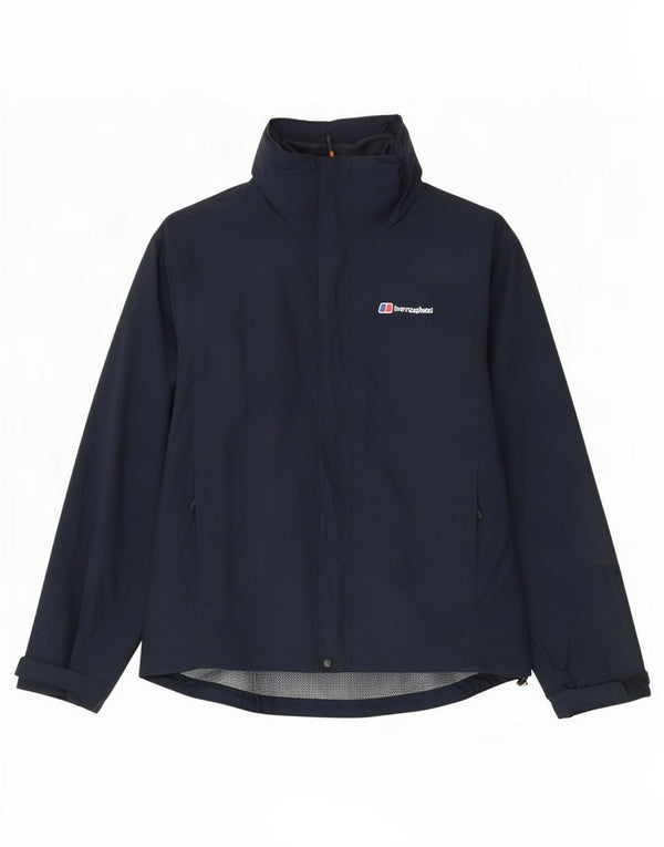 Berghaus Herre Hættevindjakke UK 40 Large Navy Blue Polyamide