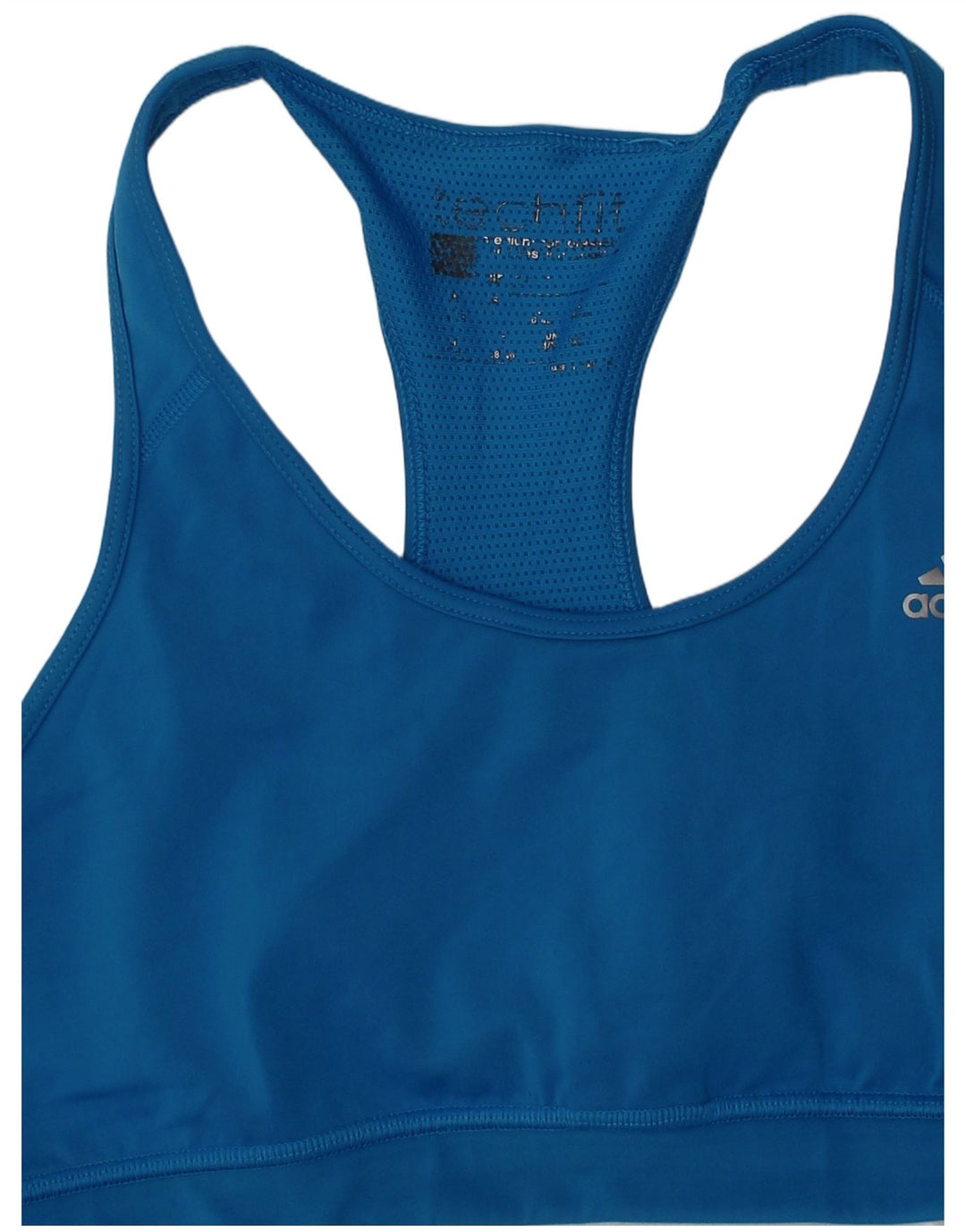 ADIDAS Womens Tech Fit Sport Bra Vest Top Medium Blue