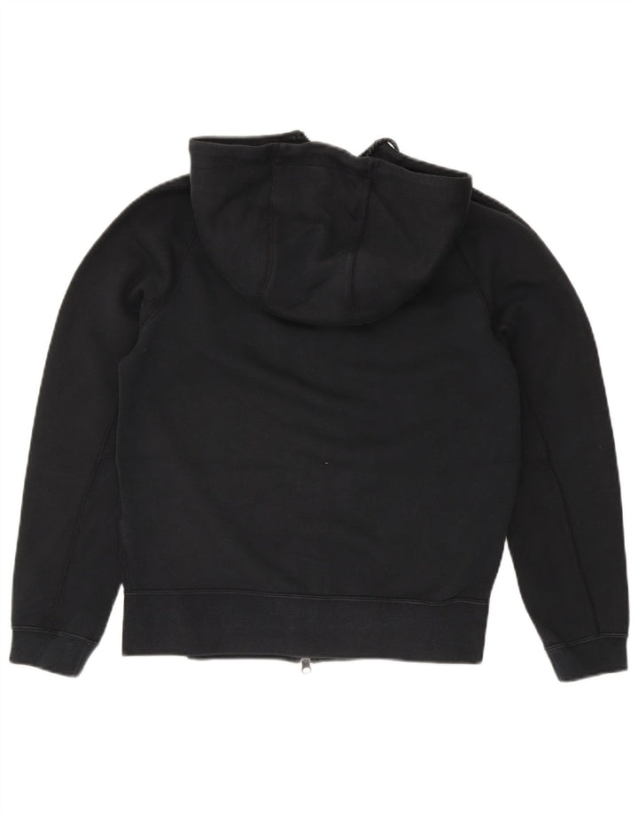 Nike Dame Oversized Hættetrøje Sweater UK 10 Lille Sort Bomuld