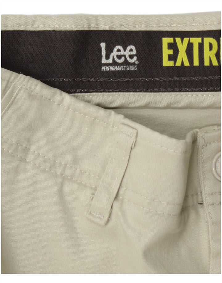 LEE Mens Extreme Comfort Straight Chino Bukser W33 L30 Grøn Bomuld