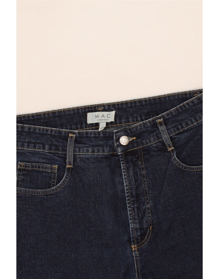 MAC Womens Stretch Tapered Jeans IT 42 Medium W30 L30  Navy Blue Cotton Vintage Mac and Second-Hand Mac from Messina Hembry 